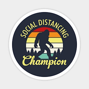 Bigfoot Social Distancing Champion Magnet